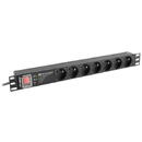 LANBERG LANBERG POWER STRIP PDU RACK 19" (1U, 16A, 7X 230V PL, 2m)