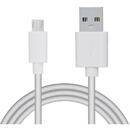 Spacer CABLU alimentare si date SPACER, pt. smartphone, USB 2.0 (T) la Micro-USB 2.0 (T), PVC, Retail pack, 0.5m, White,&amp;nbsp; "SPDC-MICRO-PVC-W-0.5" (include TV 0.06 lei)