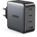 UGREEN CD226 Wall Charger, USB QC3.0, 3x USB-C, 100W, PD (Black)