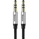 Baseus Yiven Audio  3.5 male Audio M30 1.5M Silver+ Black