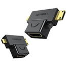 UGREEN UGREEN 20144 adapter mini / micro HDMI to HDMI (black)