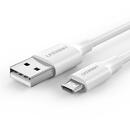 UGREEN Micro USB cable UGREEN QC 3.0 2.4A 0.5m (white)