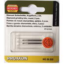 Proxxon Micromot Biaxuri diamantate sferice, Proxxon 28222, 1,8mm