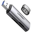 UGREEN Adapter Ugreen CM216 SD/TF USB 3.0 (grey)