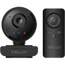 DeLux Delux DC07 Web Camera with micro (Black)