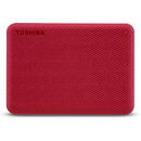 Toshiba Canvio Advance 2TB, USB 3.0, 2.5inch, Red