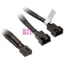 EKWB EKWB Y-cables for 4 Pin PWM fan, 10cm (black)