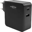 Ansmann Home Charger 247PD 45 W  2 x USB, USB-C