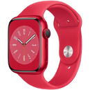 Apple Watch 8 Cell 45mm Alu (PRODUCT)RED/RED Sport Band