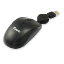 EQUIP Equip Optische Maus USB Travel   Negru 1000DPI USB OPTIC FIR RETRACTABIL