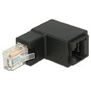 Delock DeLOCK Adapter RJ45 90° Cat.6 St-Bu