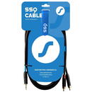 SOUND STATION QUALITY (SSQ) SSQ MIJRCA2 SS-1422 Cable Mini Jack Stereo 3,5 mm - 2x RCA 2 m Black