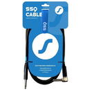 SOUND STATION QUALITY (SSQ) SSQ JMPJMK1 SS-1439 Cable Jack Mono - Jack Mono (90 degree angle) 1 m Black