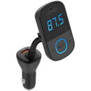 Ldnio FM transmitter LDNIO C705Q with Bluetooth, 2x USB + USB-C (black)