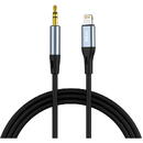 Vipfan Vipfan L05 Lightning to mini jack 3.5mm AUX cable, 1m (gray)