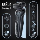 Braun Braun 61-N7650CC Wet & Dry Shaver with SmartCare center, Black
