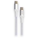 Grixx Cablu date GRIXX - USB-C to USB-C, impletit, lungime 1m - alb
