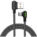 Mcdodo USB to USB-C cable Mcdodo CA-5280 LED, 0.5m (black)
