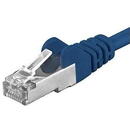 PREMIUMCORD Patchcord SFTP RJ45-RJ45 Cat.6A, 1m, albastru, "SFTP-6A-1-BL"