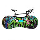 flexyjoy Flexyjoy Flexible universal bicycle cover with storage case, Graffiti, FJB706