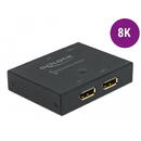 Delock DeLOCK DisplayPort 2 - 1 Switch bidirectional 8K 30 Hz, DisplayPort switch