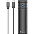 Orico M.2 NVMe External Enclosure, Orico PWM2-G2-BK-EP, USB-C, 10Gbps (Black)