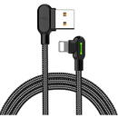 Mcdodo USB to Lightning cable, Mcdodo CA-4673, angled, 1.8m (black)