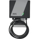 AEG AEG Wallbox WB 22 PRO, 22 kW, with RCD, eligible (black/grey, incl. cable holder)