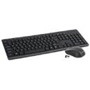 Omega OKM071 - Tastatura, USB, Black + Mouse Optic, USB, Black