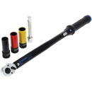 Gedore Gedore Torque wrench TORCOFLEX UK Set, 1/2  (black, incl. 3 aluminum rim sockets)