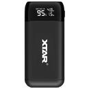 XTAR PB2S, 2Ax2 USB QC3.0, negru