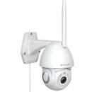 Tellur Camera exterior WiFi Tellur Smart, 3MP, UltraHD, Autotracking, PTZ, Alb