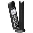 Panasonic Telefon Dect Panasonic KX-TGK210FXB, negru