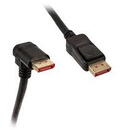 InLine InLine 8K (UHD-2) DisplayPort Kabel, nach unten gewinkelt, schwarz - 2m