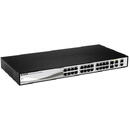 D-Link Smart DGS-1210-28P, 24 porturi