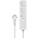 SAVIO SAVIO Surge Protective 3-socket power strip 1.5m white LZ-07