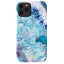 KINGXBAR Kingxbar Agate Series case decorated printed Agate iPhone 12 mini blue