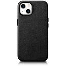 iCarer iCarer Case Leather cover for iPhone 14 black (WMI14220705-BK) (MagSafe compatible)