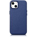 iCarer iCarer Case Leather cover for iPhone 14 case made of natural leather blue (WMI14220705-BU) (MagSafe compatible)