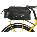 Wozinsky Wozinsky bike carrier bag with 9l shoulder strap (rain cover included) black (WBB22BK)