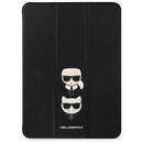 Karl Lagerfeld Karl Lagerfeld KLFC12OKCK iPad 12.9" Pro 2021 Book Cover Negru/black Saffiano Karl &Choupette
