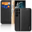 Dux Ducis Dux Ducis Hivo case Samsung Galaxy S23 Ultra cover with flip wallet stand RFID blocking black