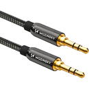 Wozinsky Wozinsky universal mini jack cable 2x AUX cable 1.5 m black