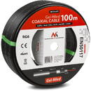 MACLEAN Cablu coaxial antenă/satelit RG6, 75Ohm, 100M, MCTV-477