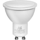 MACLEAN Bec LED , GU10, 5W, 220-240V~, 50/60Hz, alb neutru, 4000K, 400 lumeni, MCE435 NW