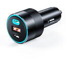 choetech Choetech fast car charger 130W 2xUSB-C + USB-A black (TC0011)