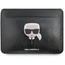 Karl Lagerfeld Karl Lagerfeld Sleeve KLCS16KHBK 16" Negru/black Ikonik Karl`s Head