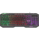 Fury Tastatura Fury Hellfire 2, USB, Negru, Cu fir