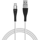 Delight Delight - Cablu de date – Micro USB, înveliş siliconic, 4 culori, 2 m