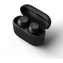 Edifier CASTI Edifier, wireless, intraauriculare - butoni, pt smartphone, microfon pe casca, conectare prin Bluetooth 5.0, negru, "TWSX3-BK"